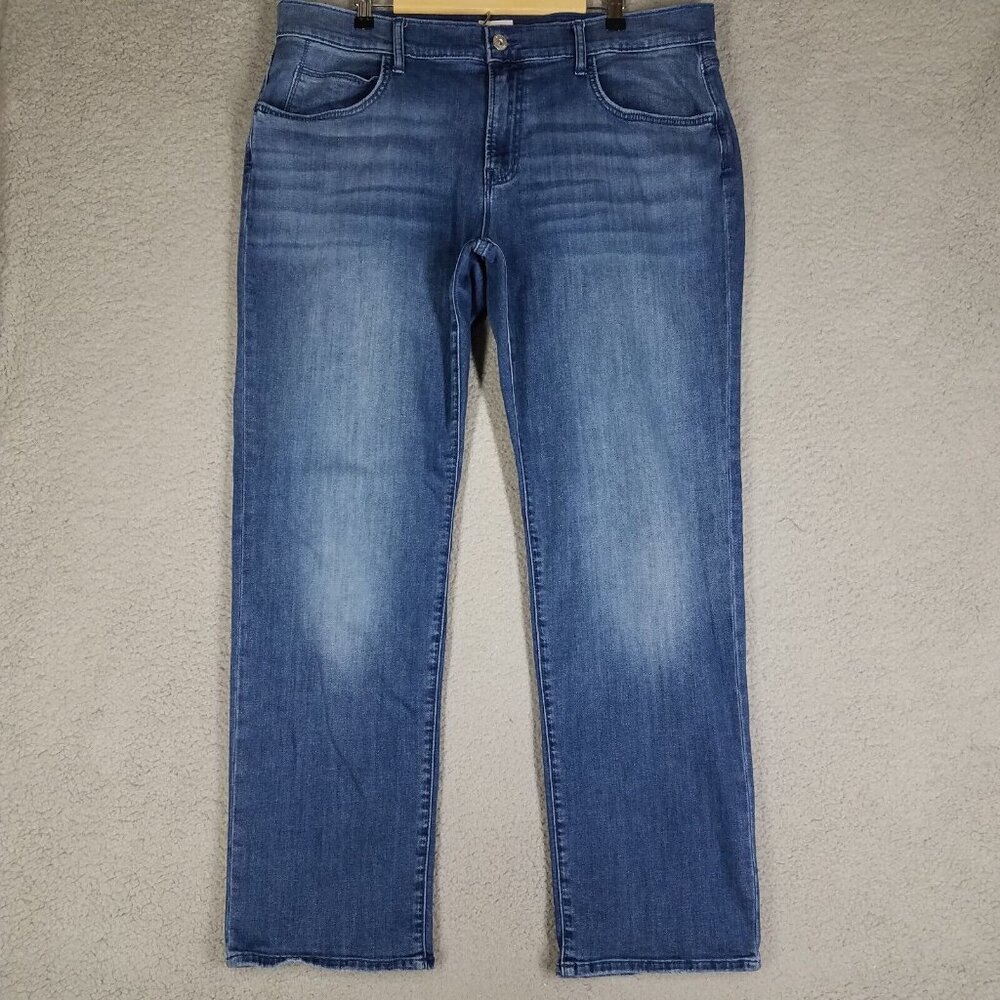 Hudson Byron Straight Jeans Adult 40 X 31 Blue Denim Stretch Casual Comfort Mens